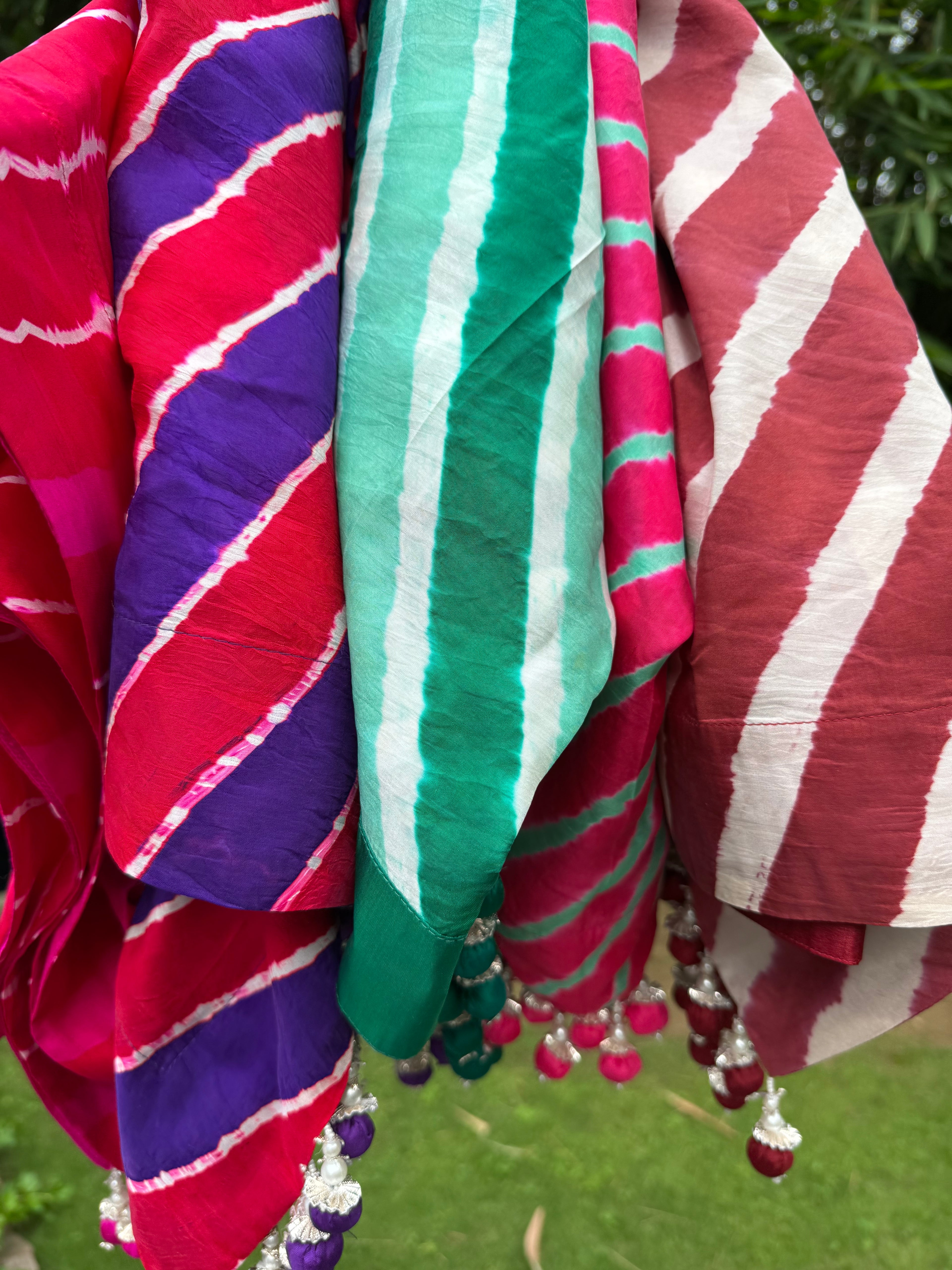 Lehriya Duputta in Pure Silk
