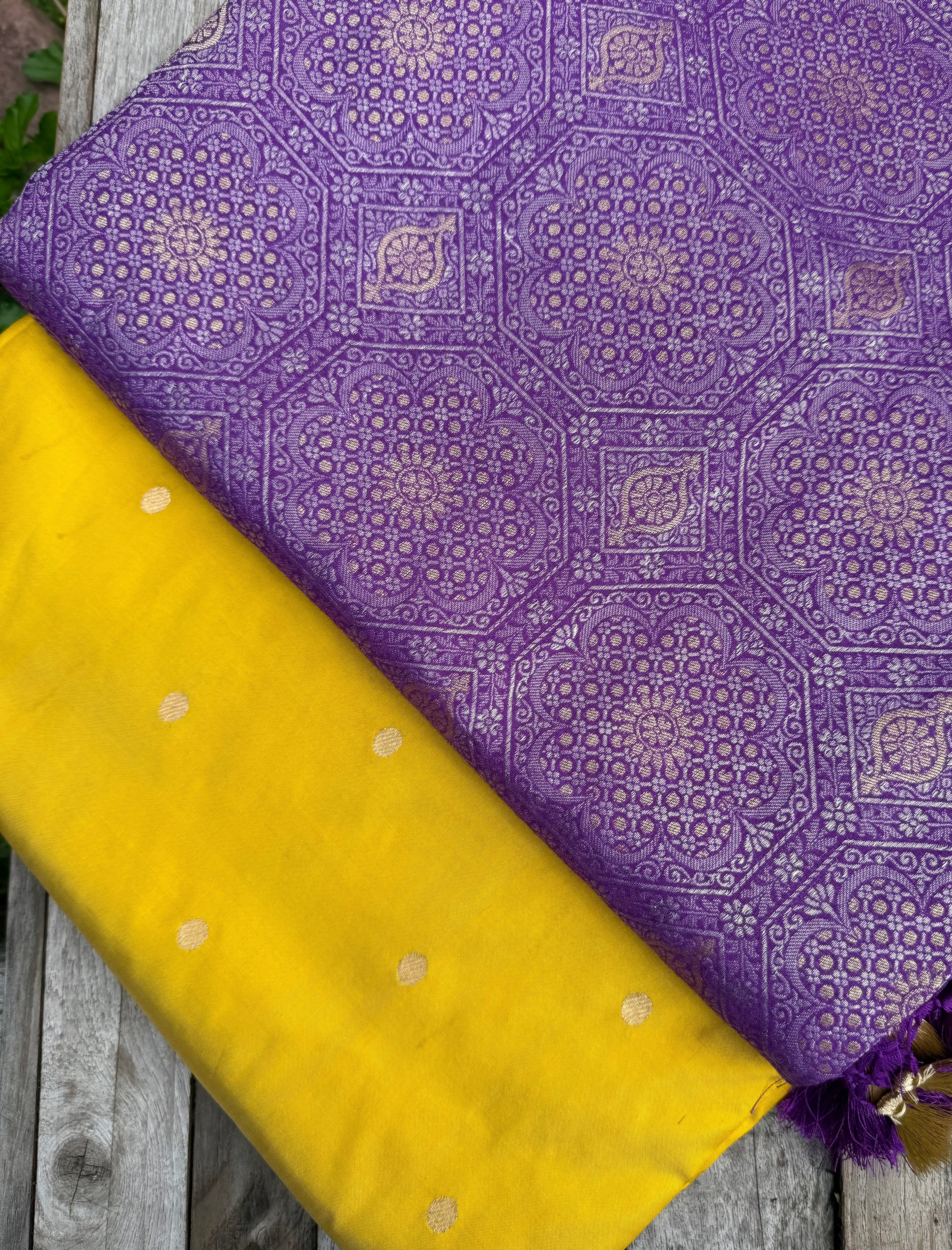 Katan Silk with Pure Munga Silk Duputta