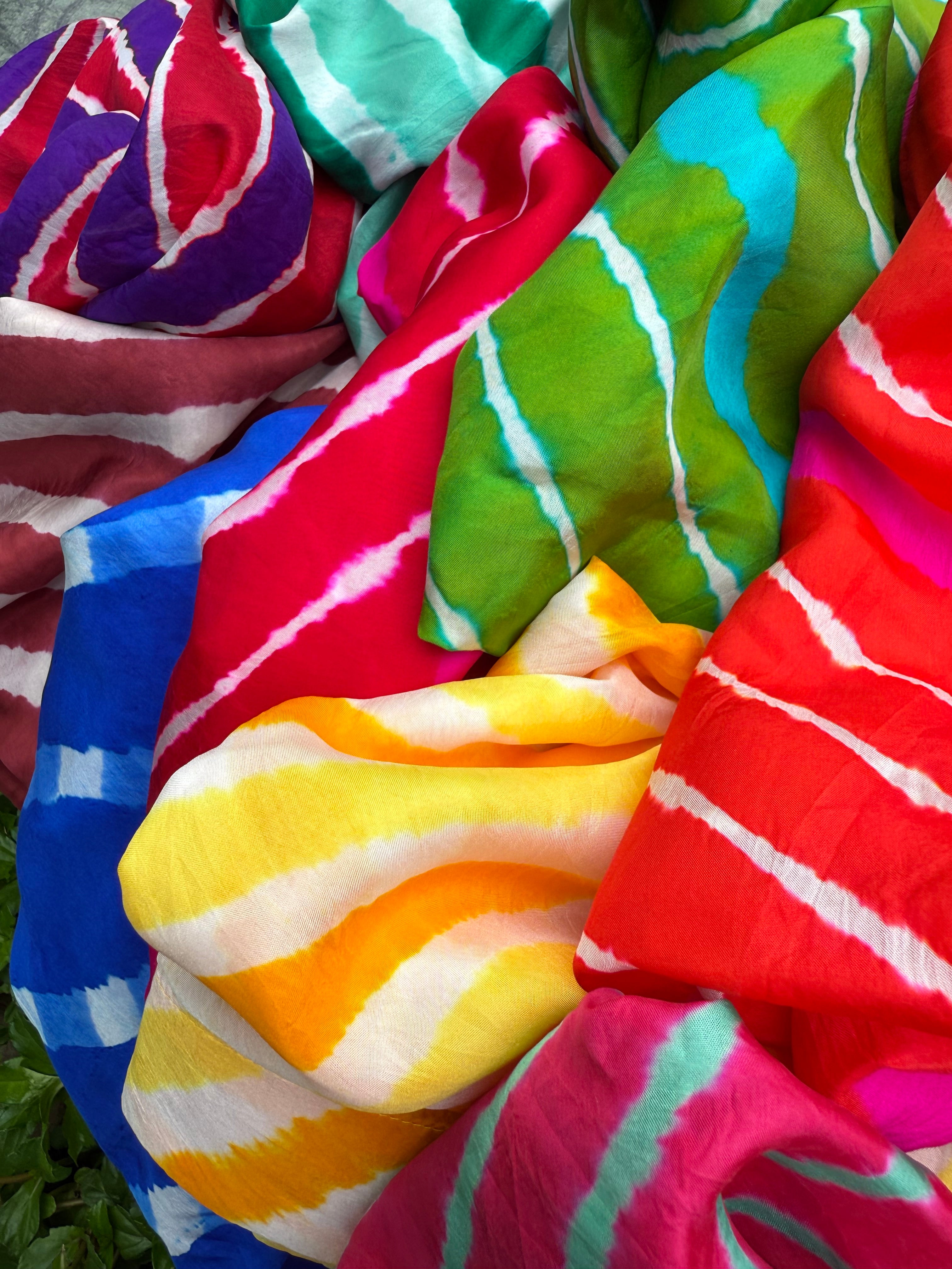 Lehriya Duputta in Pure Silk
