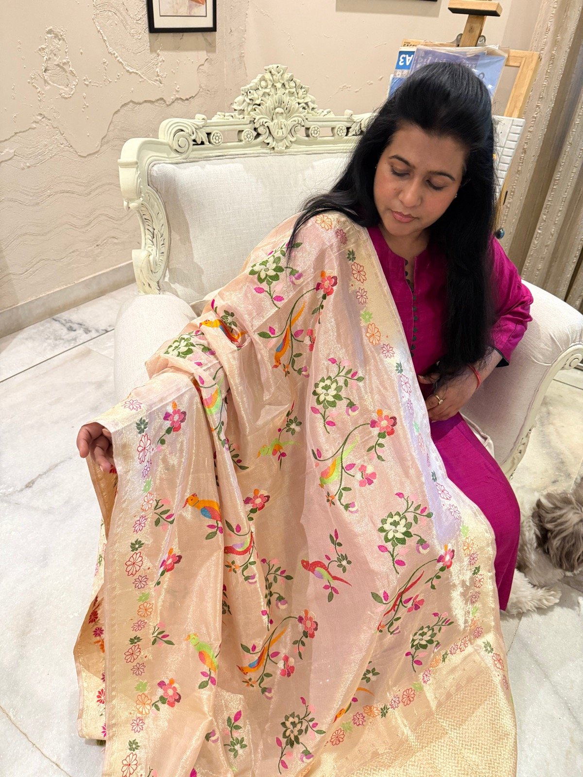 Tissue Kadwa Duputta